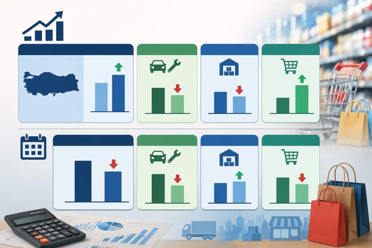 Ticaret satış hacmi şubatta yıllık arttı